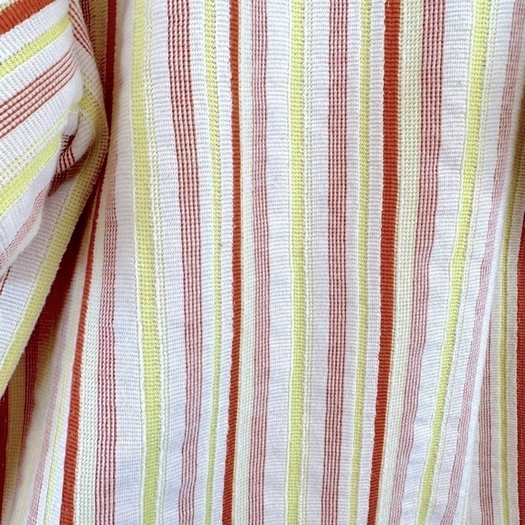 Madewell Textured Stripe Flutter Sleeve Top - Picture 9 of 12